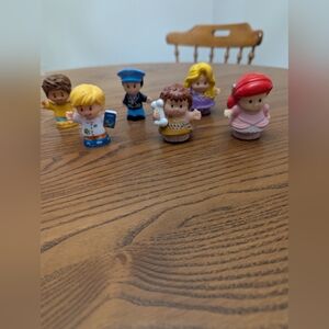 Little People X 6 Figures. Fair Condition .